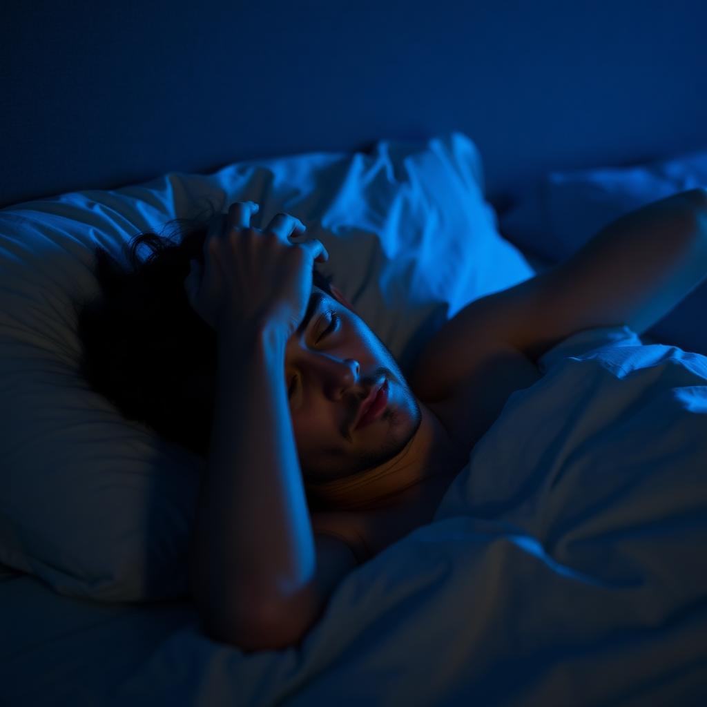 Persona con insomnio